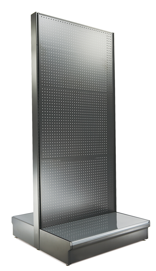 大型有孔ボード両面ゴンドラ什器